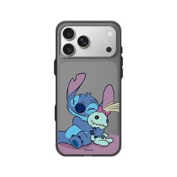 iPhone 17 Pro Max Clear (相機按鈕) 酷墨灰 - 迪士尼-史迪奇 Disney Stitch - 史迪奇 - 史迪奇與Scrump
