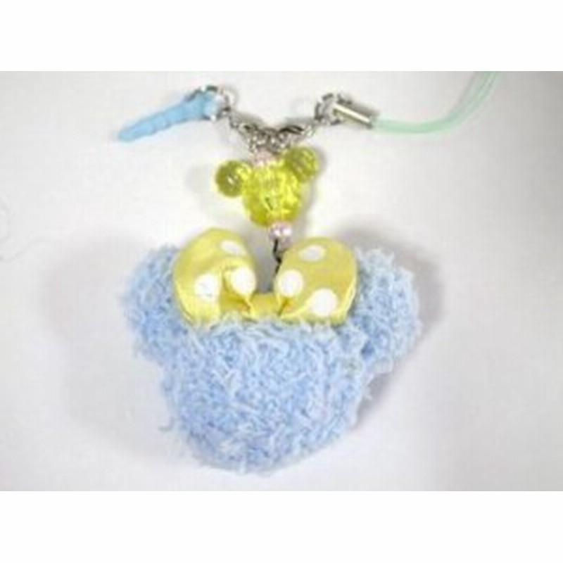 ディズニーリゾート限定 モコモコ ミッキー ストラップ スマホにも 青 通販 Lineポイント最大1 0 Get Lineショッピング