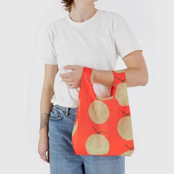 紐約 BAGGU 口袋購物袋 夕張哈密瓜 小