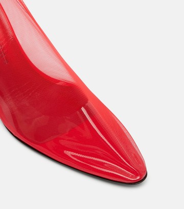 Herbert Levine Sheer Perfection mesh over-the-knee boots