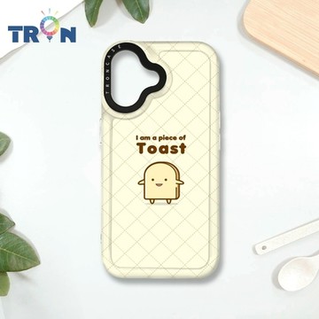 TRON IPHONE 16 吐司麵包君心情系列 MAGSAFE 磁吸 防摔 太空殼 透白 手機殼