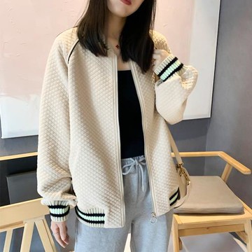 潮牌韓版休閑小香風外套棒球服