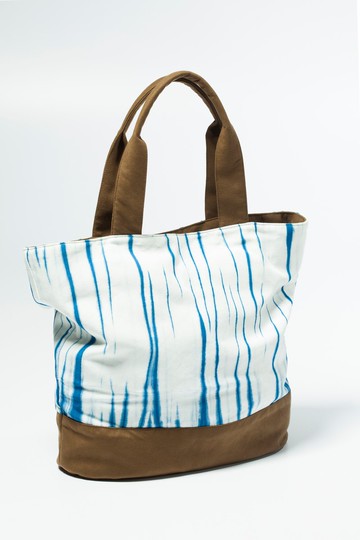 側背包 藍染 手提袋