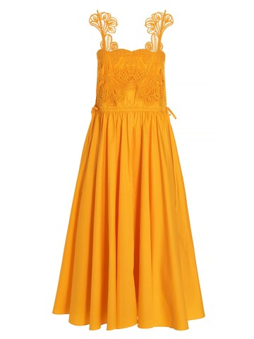 Self Portrait - 'Macramé' Abiti Arancione