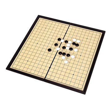 UB 19路磁性圍棋 益智  1個  木色