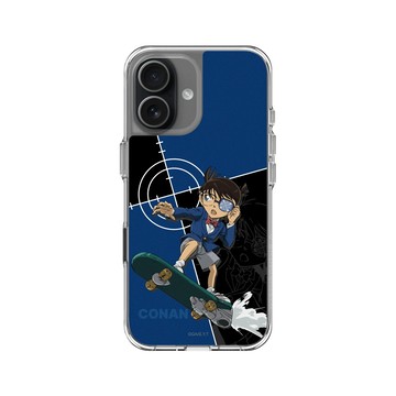 iPhone 17 Clear Case（相機按鈕） 透明 - Detective Conan - 柯南與滑板