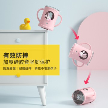 兒童吸管杯水杯寶寶學飲喝奶杯直飲喝水杯子帶刻度牛奶杯防摔家用