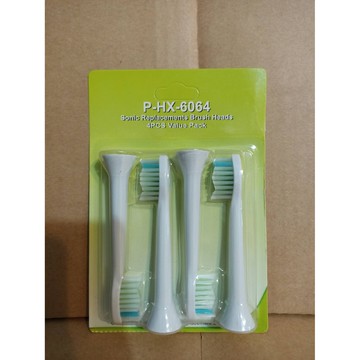 [全新] Philips飛利浦副廠相容刷頭P-HX-6064/6034/6014(一組4支)/HX2小羽刷頭