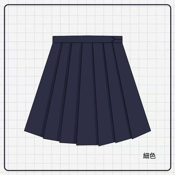 【砂糖夢境】JK百褶裙基礎款短裙女生正版純黑色紺色調節扣高腰半身裙不良jk裙