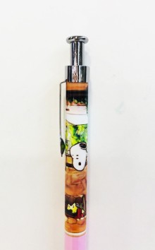 【震撼精品百貨】史奴比Peanuts Snoopy ~中性原子筆-粉