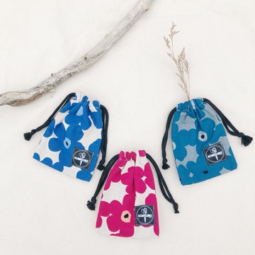 小束口收納袋 / 罌粟花