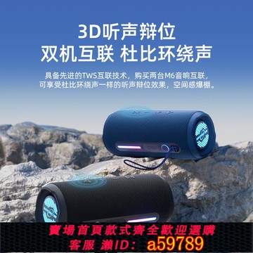 【廠家直銷 可打統編】藍牙音箱30W功率高音質超重低音炮戶外超大音量便攜車載新款音響