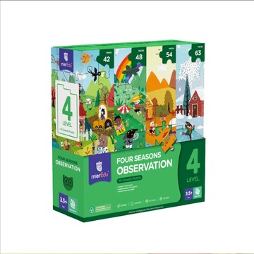 澳洲 mierEdu - 益智學習拼圖Level 4-四季變換 ME644