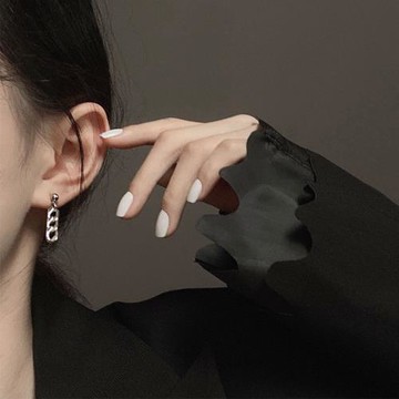 王一博同款2021年新款潮簡約冷時尚淡風耳釘韓國女耳環小巧酷男夾