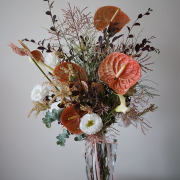 -限台中配送-【Blooming.sein 林粼花藝設計】生活有花-10月 鮮花 居家美學 居家擺飾 生日 求婚 節日禮物