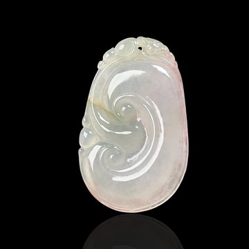 【願‧事事如意】冰種翡翠如意項鍊 | 天然緬甸玉翡翠A貨 | 送禮