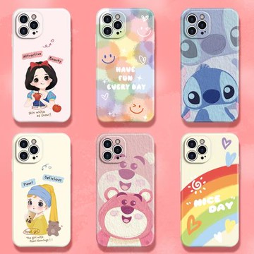 適用蘋果白雪 適用蘋果15promax手機殼新款個性女款鏡頭全包潮牌硅膠軟殼創意可愛卡通防摔超薄小眾網紅PC保