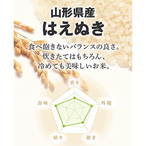 お米 令和4年 山形県産 はえぬき 無洗米 10kg（5kg×2袋） 時短 rhm1004