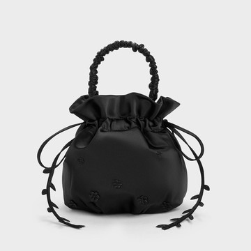 Mabel 花朵水桶包