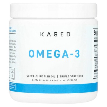 Kaged, Omega-3，三倍功效，60 粒軟膠囊