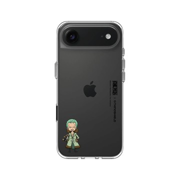 iPhone Air Clear Case（相機按鈕） 透明 - 航海王 One Piece - 角色系列-索隆Q版