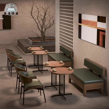 免運 公司貨 附發票 實木卡座沙髮 實木休閒奶茶餐飲店咖啡廳卡座沙髮桌椅組閤商用餐桌靠墻卡坐工廠現貨直銷 全館九折 售後保障 店長新品推薦 5m116