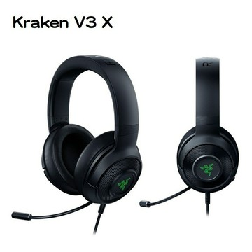 【享最高折300】Razer 雷蛇 北海巨妖 Kraken V3 X 耳機麥克風/RZ04-03750300-R3M1