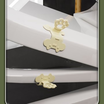 🔥臺灣出🔥【8入！聚划算！】新款吸盤式 馬桶掀蓋器 手提馬桶翻蓋 廁所 家用配件 可愛貓爪掀蓋器