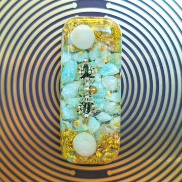 西藏金剛杵條狀奧剛隨身盤 | 附絨袋