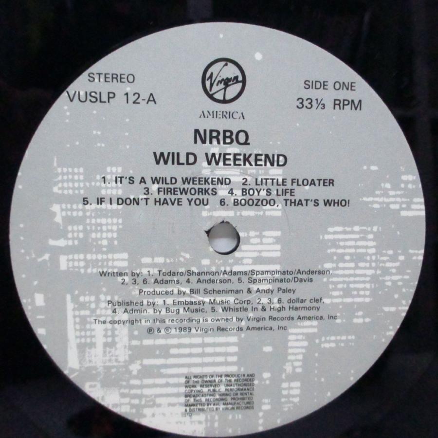NRBQ-Wild Weekend (EU オリジナル LP バーコード有ジャケ)