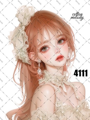original sticker no.4111 人物貼紙 原創貼紙 原創人物貼紙 裝飾貼紙 cotton melody