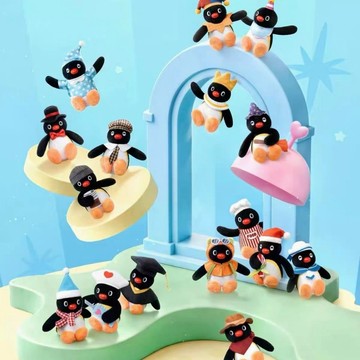 X11 PINGU GUGU奇遇記毛絨掛件 PINGU 企鵝 奇遇記 盲袋 掛件 盲盒 盒玩 一中盒【預購】