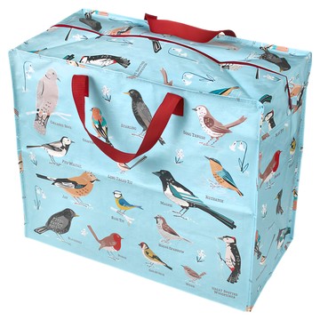 Rex LONDON 衣物/棉被超大多功能防水環保收納袋/萬用袋 55 x 28 x 48cm  快樂鳥 藍色  1個
