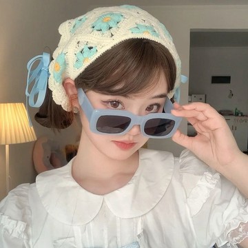 🔥臺灣24H🔥春秋日式韓版頭戴三角巾 多巴胺頭巾 甜美少女風頭飾束髮帶 網紅衕款髮飾 1HBE