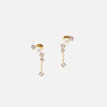 【 婚禮推薦 】典雅閃耀 / Bianca earrings 一對