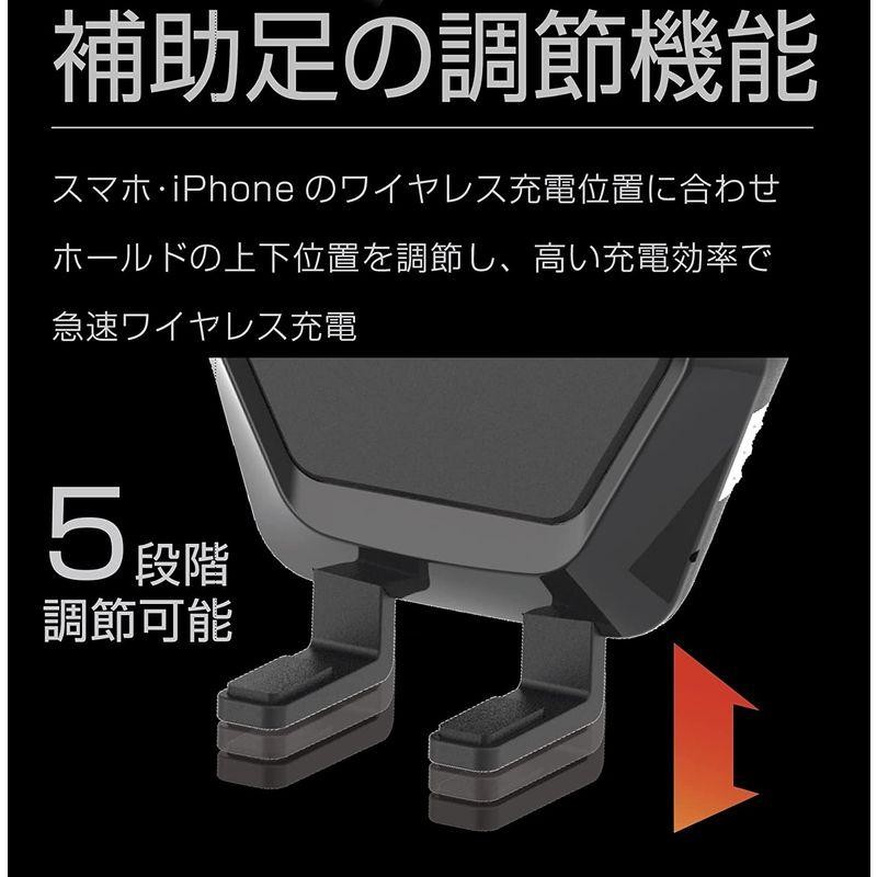 カシムラ スマホをかざすと自動で開閉 フレキシブルアーム採用の