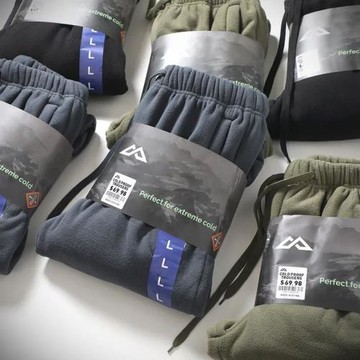 行走的大暖爐！搖粒絨+仿羊羔絨內里！冬季男士加絨加厚衛褲長褲