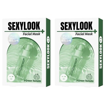 SEXYLOOK 西西露 韓國玻尿酸綠番茄舒緩面膜 27ml  5入  2組