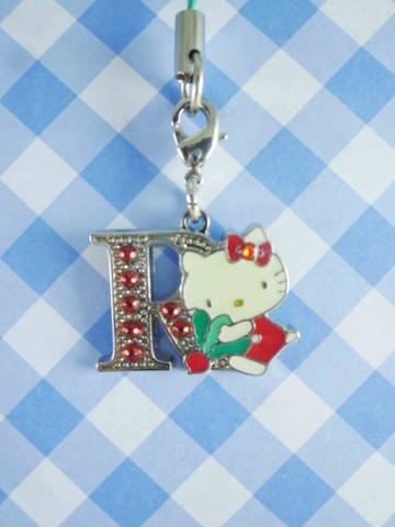 【震撼精品百貨】Hello Kitty 凱蒂貓~KITTY手機吊飾-KITTY英文字母造型-R