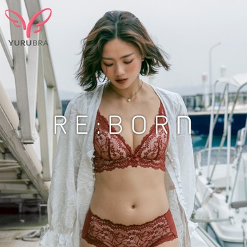 【Yurubra】晝夜精靈內衣 A.B.C.D罩 無鋼圈 水滴型 透氣 包副乳 不易滑肩 台灣製 ※0515深紅