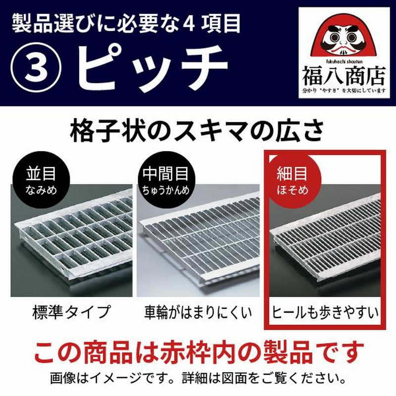 u字溝 グレーチング蓋 フタ 溝蓋 側溝蓋 規格 細目 プレーン