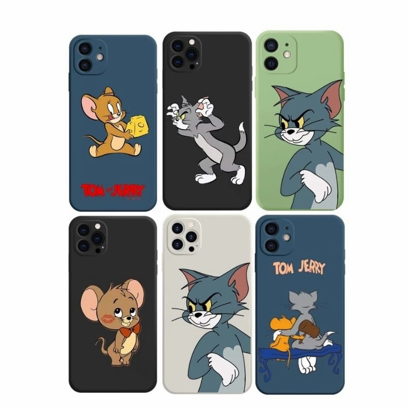 トムとジェリードローイング ケース 新型 Iphonese Iphone7 8 Iphonex Iphonexr Iphone11 11pro Iphone12 12mini 各サイズ 対応 B 100 本物保証