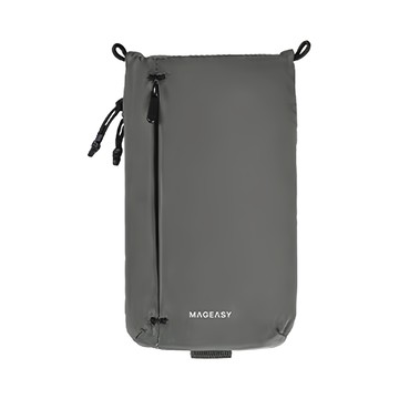 SwitchEasy 魚骨牌 MAGEASY Phone Sacoche 手機掛繩隨行包 水泥灰，簡約時尚，多功能收納，輕巧隨行  1個  185 x 108 x 32 mm