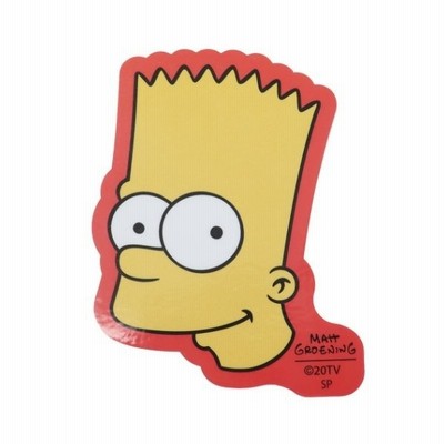 スモss1004 ザ シンプソンズ The Simpsons キャラクターステッカー フェイス バート ファミリー シンプソンズ アメリカ テレビ ア 通販 Lineポイント最大get Lineショッピング