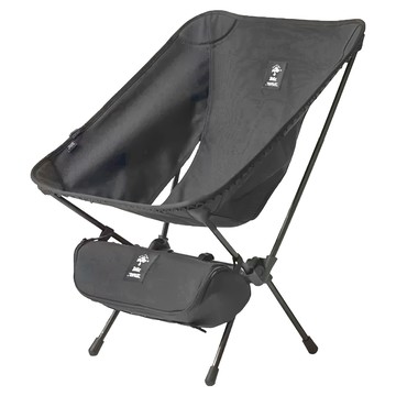 pitz 多掛點輕量月亮椅 Cordura1050D抗撕裂面料 7050航空鋁合金支架  黑色  1個