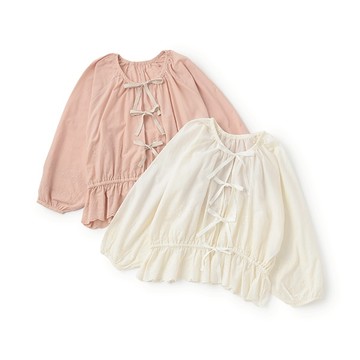 petit main 品牌旗艦店 褶飾襯衫【日本直接出貨】