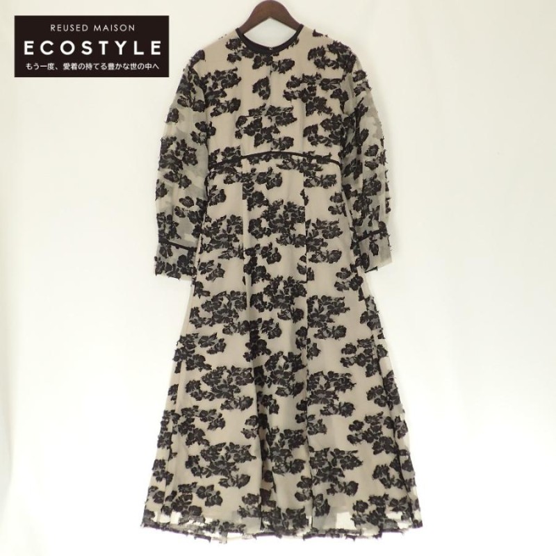 CLANE クラネ 13112-5092 22AW グレー フローフラワージャガード  