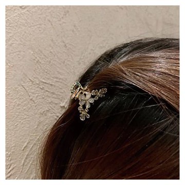 【HERA 赫拉】玲瓏剔透水鑽花朵合金髮夾 HPA30