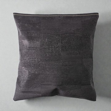 Talawa Cork 軟木皮革抱枕套 (黑色)