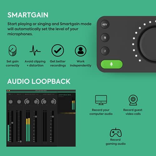 audient 「EVO Start Recording Bundle」 オーディオ・インターフェース コンデンサーマイク ヘッドフォン バンドルセッ